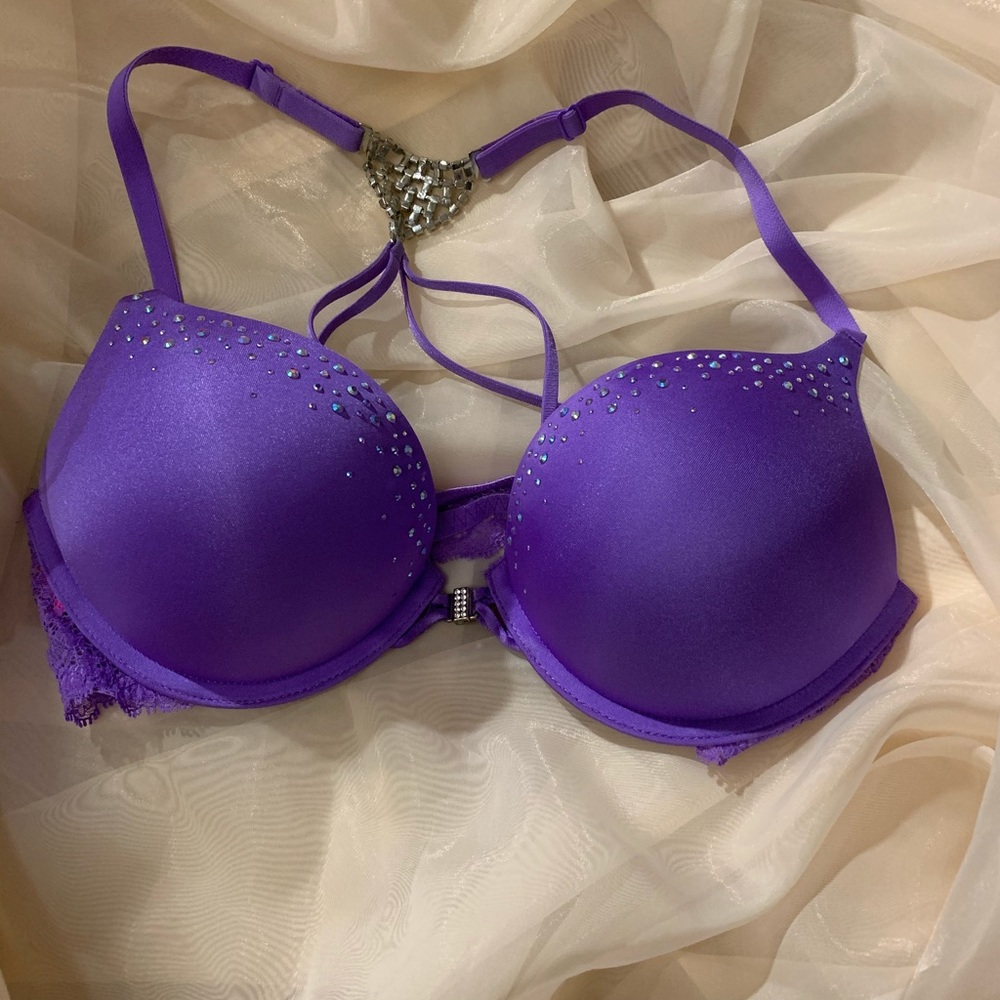 Purple bra